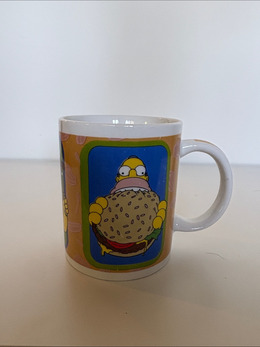 The Simpsons Homer Simpson Chef Burger Mug 2006 FOX